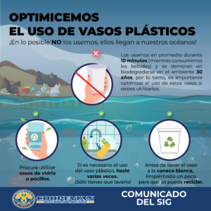 Lee más sobre el artículo Uso de vasos plásticos