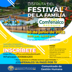 Lee más sobre el artículo Festival de la familia Comfenalco